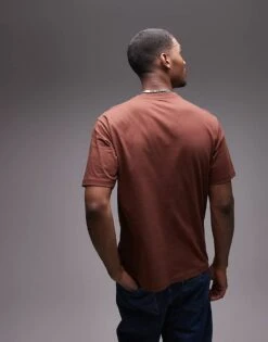 Dickies Mapleton Small Logo T-shirt In Cappuccino Brown For Unisex -Dickies Sales Store 207973234 4