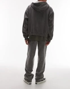 Dickies Madison Double Knee Loose Fit Denim Jeans In Washed Light Grey For Men -Dickies Sales Store 207973285 3