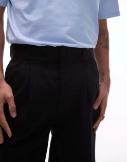 Dickies Unionville Pleated Wide Leg Work Trousers In Black For Men -Dickies Sales Store 207973326 5