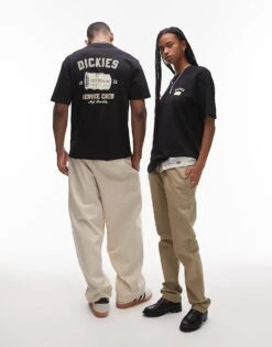 Dickies Service Screw Graphic Back Print T-shirt In Black For Unisex -Dickies Sales Store 207973477 1 black 1