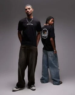 Dickies Outdoor Graphic Back Print T-shirt In Black For Unisex -Dickies Sales Store 207973498 3