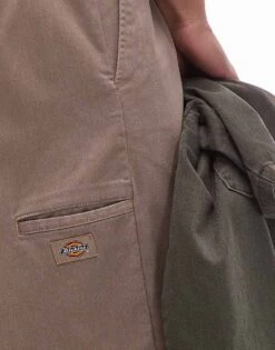 Dickies Unionwille Pleated Wide Leg Work Trousers In Light Tan For Men -Dickies Sales Store 207973556 3