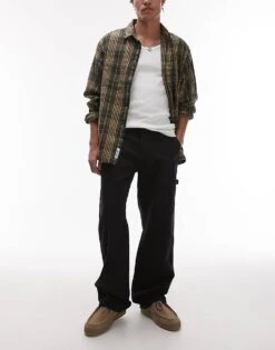 Dickies Canvas Carpenter Trousers In Black For Men -Dickies Sales Store 207973579 1 black 1