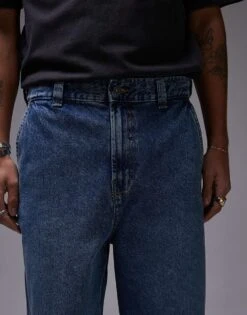 Dickies Stevensville Loose Fit Carpenter Denim Jeans In Light Blue For Men -Dickies Sales Store 207973613 4